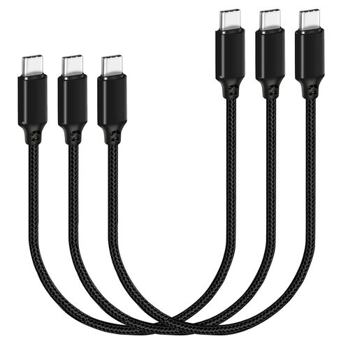 USB C to USB C Cable 2ft, 3 Packs, 240W PD Fast Charging, Flexible in Saudi Arabia