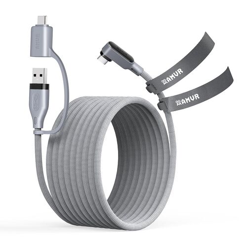AMVR 16FT VR Link Cable, USB 3.0 Braided with A to C Adapter(Not Charging) in Saudi Arabia