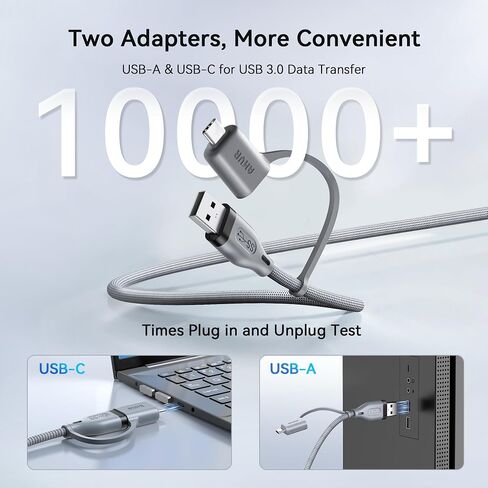 AMVR 16FT VR Link Cable, USB 3.0 Braided with A to C Adapter(Not Charging) in Saudi Arabia
