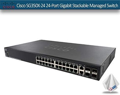 Cisco SG350X-24 24-Port Gigabit Stackable Managed Switch SG350X-24-K9 in Saudi Arabia