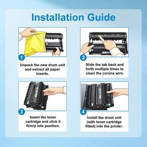 DR730 Drum Unit (Not a Toner) Replacement for Brother DR-730 Drum Unit Compatible With MFC-L2710DW MFC-L2750DW DCP-L2550DW HL-L2350DW HL-L2395DW HL-L2370DW HL-L2390DW MFC-L2690DW Printer (2 pack) in Saudi Arabia