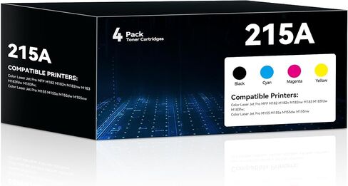 215A Toner Cartridge 4-Pack High Yield Compatible for HP 215A M182nw Toner in Saudi Arabia