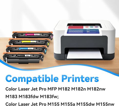 215A Toner Cartridge 4-Pack High Yield Compatible for HP 215A M182nw Toner in Saudi Arabia