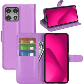 Flip Case for T-Mobile REVVL 7 Wallet PU Leather Magnetic Protective Cellphone Case for T Mobile REVVL7 5G Folio Book Cover with Stand (Black) in Saudi Arabia