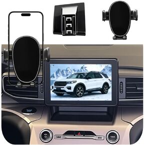 Car Phone Holder for Ford Explorer (2020-2023 2024),Dashboard Phone Mount,360 Phone Holder Rotating,Hands Free Mobile Holder,Car Mount for iPhone,Samsung & Android,2022 Explorer Interior Accessories in Saudi Arabia