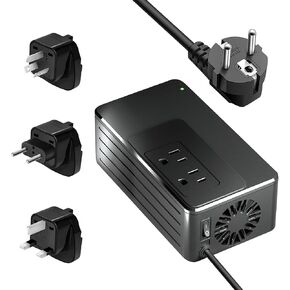 1600W 220V to 110V Voltage Converter, Power Any American Appliances in 220-250V, No Limitations, Plug & Play, Universal Power Adapter Voltage Converter US to Europe International Travel in Kuwait