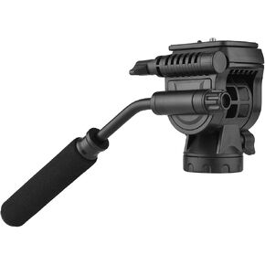 Fluid Hydraulic Ball Head Hydraulic Tripod Head Panoramic Degree Rotation 5kg Load Plate placeholder with 3 8 inch Screw Mount for Camera Camcorder in Saudi Arabia