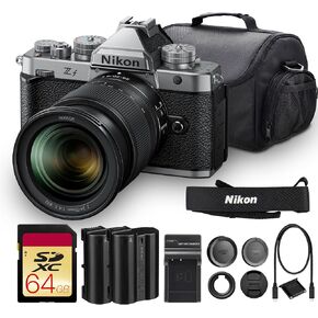 Nikon Zf Mirrorless Camera with 24-70mm f/4 Lens (Silver) Bundle in Saudi Arabia