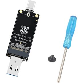 M.2SATA to USB Double Interfaces Adapter Board for 2242 Drive with USB a and Type C Connection Drive Enclosure in Saudi Arabia