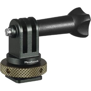MINIFOCUS 1/4" Adapter Screw Head Camera Mount for Gopro Hot Shoe Mount, Cold Shoe Mount Adapter with Aluminum CNC Thumb for GoPro Hero 13/12/114, DJI Osmo Action, Campark and Other Action Cameras in Kuwait