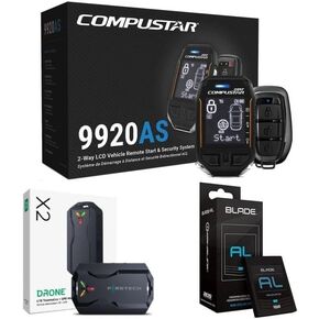 Compustar CS9920-AS 2 Way Alarm and Remote Start Bundle with 3 Miles of Range Bundled with (1) Blade-AL + (1) X2LTE Drone Mobile Module in Saudi Arabia