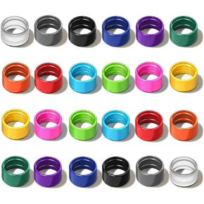 24PCS Two Way Radio Antenna Rubber Ring Color Bands Antenna Topper Compatible with H-777 RT22 RT21 Baofeng BF-888S BF-T20 UV-5R UV-5RH Walkie Talkies,Rubber Ring Identify and Classify in Saudi Arabia