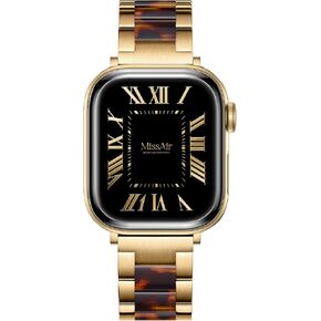 Missair Metal & Resin Bracelet for Apple Watch Bands Women Fits All iWatch in Saudi Arabia