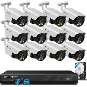 4COVR 16 Channel Security Camera System 4K PoE with 4TB HDD, LY37YX8M1616 in Saudi Arabia