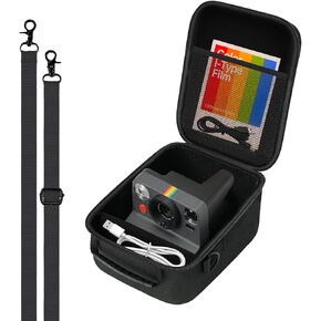 Case for Polaroid Now 3rd/ 2nd/ Originals Now+/ Now I-Type Camera, Black in Kuwait