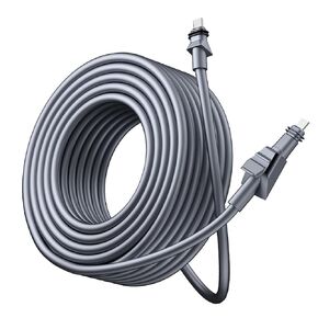 Stable 150ft Rectangular Satellite Replacement Cable, Compatible with Flat High Performance Router, POE Technology for Fast Charging, Designed to Replace, Power Supply in Saudi Arabia