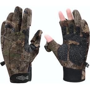 Riverruns Water-Repellent Windproof 3-Finger Convertible Fishing Gloves in Saudi Arabia