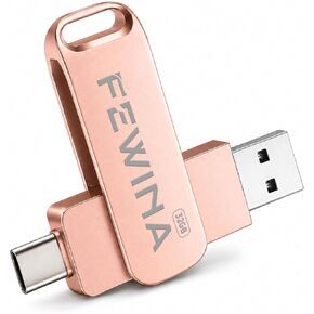 32GB USB C Flash Drive USB 3.0 Thumb Drive OTG Jump Drive,Rose Gold in Saudi Arabia