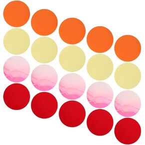 Light Filters 20pcs Color Correction Gel PVC Sheets for Lamps in Saudi Arabia