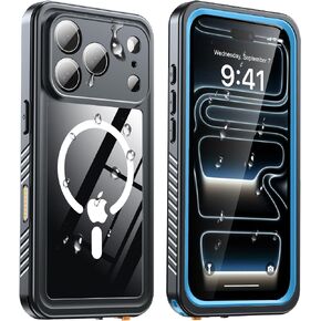 ANTSHARE IP68 Waterproof Case for iPhone 17E/16E, Black/Clear in Saudi Arabia