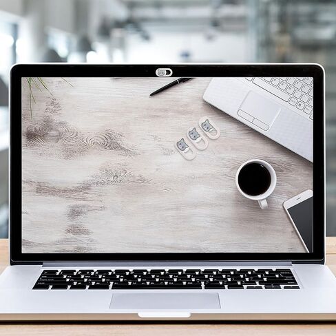 3pcs Webcam Covers for Laptops and Tablets White ABS in Kuwait