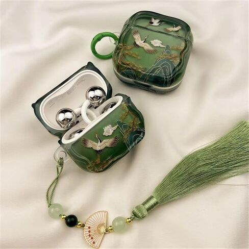 for Huawei Freeclip 2 Case (2025) Kawaii,Cute Fun Animals Pattern,Cartoon Green Scenery Earbuds Protective Cover for Woman Girls in Kuwait