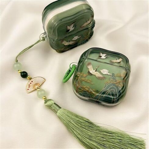 for Huawei Freeclip 2 Case (2025) Kawaii,Cute Fun Animals Pattern,Cartoon Green Scenery Earbuds Protective Cover for Woman Girls in Kuwait