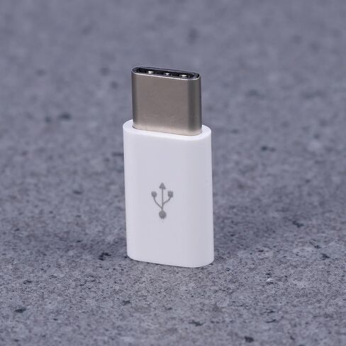 TOYANDONA USB Type C Adapter White Alloy to Micro USB with 56k Resistor in Saudi Arabia