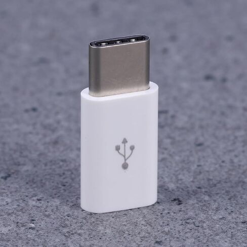 TOYANDONA USB Type C Adapter White Alloy to Micro USB with 56k Resistor in Saudi Arabia