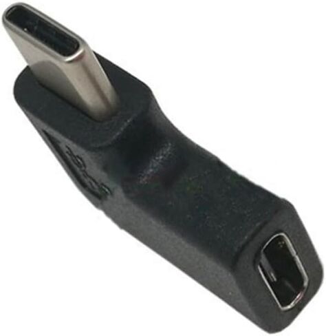 3 Pcs USB C Male to Female Adapter Black USB 3.1 90 Degree Angle in Saudi Arabia