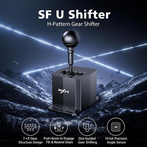 PXN SF U H-Pattern Shifter, 7+R CNC Metal Gear Shifter in Saudi Arabia