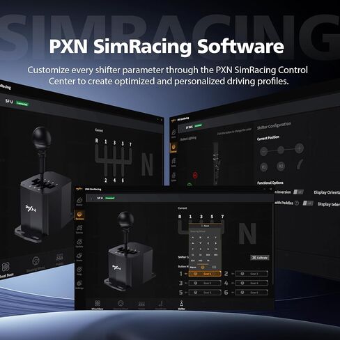 PXN SF U H-Pattern Shifter, 7+R CNC Metal Gear Shifter in Saudi Arabia
