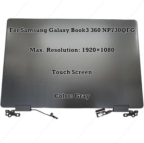 13.3" for Samsung Galaxy Book3 360 NP730QFG FHD 1920×1080 LCD Screen Touch Display Complete Assembly Panel (LCD Assembly) in Kuwait