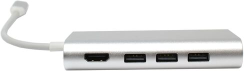 Best USB C Type C Hub 8-in-1 Ethernet 4K HDMI USB 3.0 Adapter for MacBook Pro Laptop in Saudi Arabia