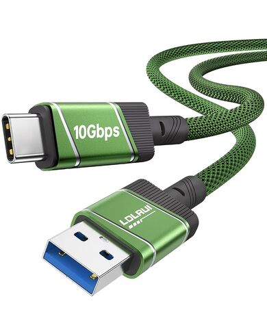 LDLrui USB A to USB C Cable 10Gbps USB 3.2 Data Cable 3Ft Green in Kuwait