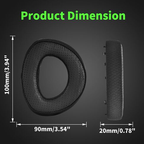 Lukvcoe Lambskin Earpads for Sennheiser HD700/HD 700 Headphones, Black in Saudi Arabia