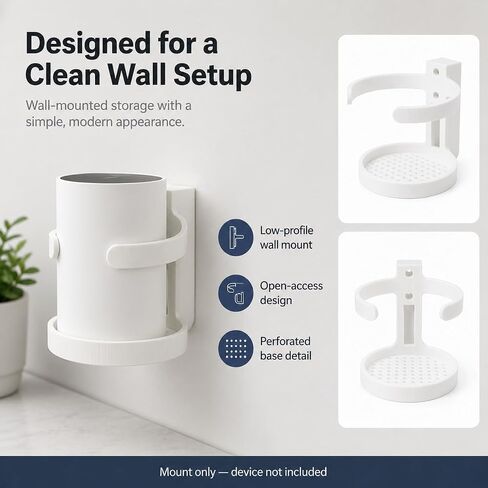 3D Printed Wall Mount Holder for TP-Link Deco X55 Router, White Bracket, Space-Saving Vertical Mount with Secure Support Tray for Clean Mesh WiFi Installation, Number of Items: 1 in Kuwait
