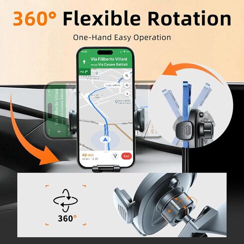 Car Phone Holder for Ford Explorer (2020-2023 2024),Dashboard Phone Mount,360 Phone Holder Rotating,Hands Free Mobile Holder,Car Mount for iPhone,Samsung & Android,2022 Explorer Interior Accessories in Saudi Arabia
