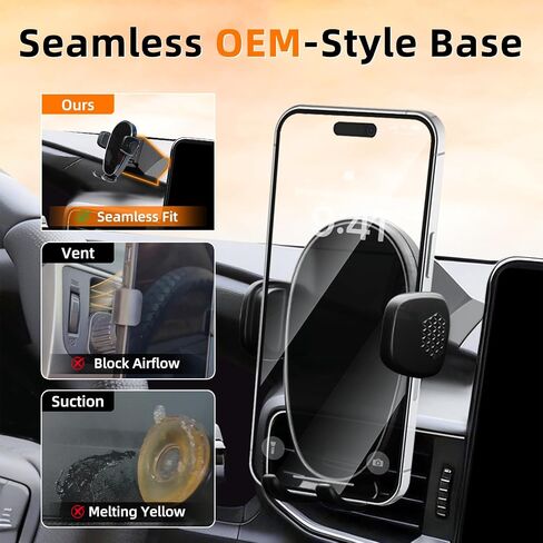 Car Phone Holder for Ford Explorer (2020-2023 2024),Dashboard Phone Mount,360 Phone Holder Rotating,Hands Free Mobile Holder,Car Mount for iPhone,Samsung & Android,2022 Explorer Interior Accessories in Saudi Arabia