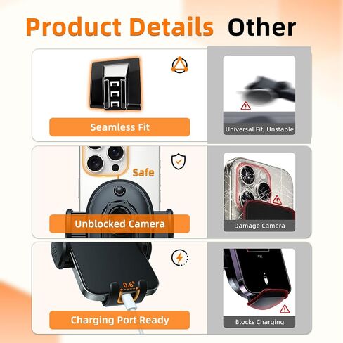 Car Phone Holder for Ford Explorer (2020-2023 2024),Dashboard Phone Mount,360 Phone Holder Rotating,Hands Free Mobile Holder,Car Mount for iPhone,Samsung & Android,2022 Explorer Interior Accessories in Saudi Arabia