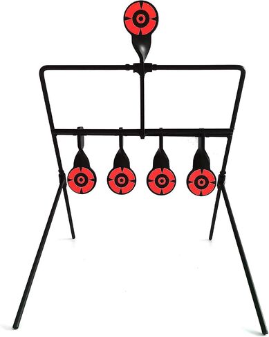 Atflbox Resetting Targets for Pellet Guns,Steel Targets for Shooting and Hunting, Rated for .177 .22 Caliber Airgun Rifle in Saudi Arabia