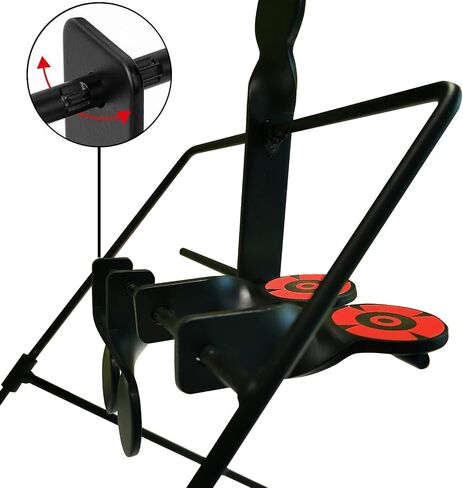 Atflbox Resetting Targets for Pellet Guns,Steel Targets for Shooting and Hunting, Rated for .177 .22 Caliber Airgun Rifle in Saudi Arabia