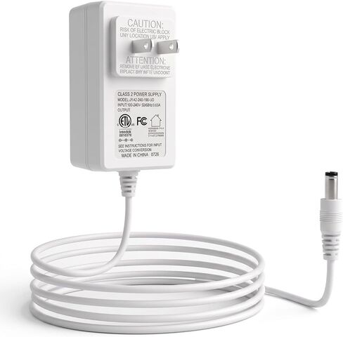 24V Power Adapter Compatible with Govee Floor Lamp & LED Strip Light, White in Saudi Arabia