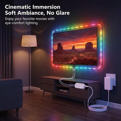 24V Power Adapter Compatible with Govee Floor Lamp & LED Strip Light, White in Saudi Arabia