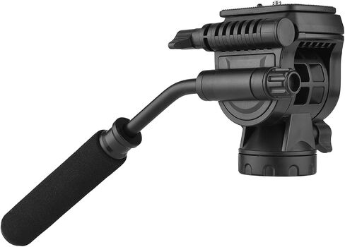 Fluid Hydraulic Ball Head Hydraulic Tripod Head Panoramic Degree Rotation 5kg Load Plate placeholder with 3 8 inch Screw Mount for Camera Camcorder in Saudi Arabia