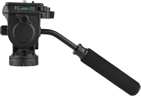Fluid Hydraulic Ball Head Hydraulic Tripod Head Panoramic Degree Rotation 5kg Load Plate placeholder with 3 8 inch Screw Mount for Camera Camcorder in Saudi Arabia