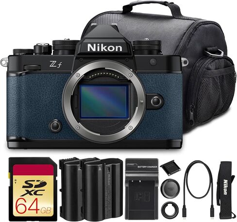 Nikon Zf Mirrorless Full-Frame Blue Heritage Camera Body Bundle in Saudi Arabia
