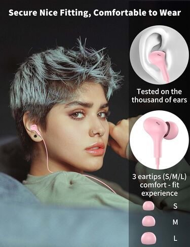 3.5mm Wired Earbuds with Mic for MacBook/Chormebook PC,Magnetic in Ear Buds, USB C Cable Stars Beaded USB-A Charger Cable in Saudi Arabia