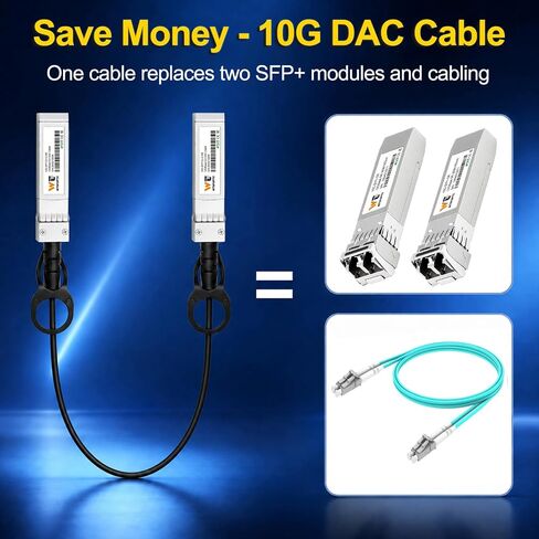 10gb SFP+ to RJ45 80m and 10G SFP+ DAC Cable 0.5M(1.64ft) Twinax Copper in Saudi Arabia