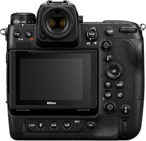 Nikon Z9 Mirrorless Camera Body 45.7MP Full Frame 8K Video 20 fps Raw 493-Point AF Dual CFexpress Slots Wi-Fi Bluetooth (1669) + Megadap + 128GB Memory Card + Flexible Tripod + Cleaning Kit + Cap in Saudi Arabia